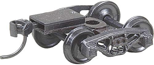 Kadee 502 HO-Scale Bettendorf Truck & Coupler (2) 33" Smooth Back Wheel