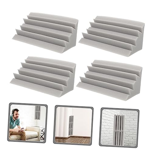 Kisangel 4pcs Paneles Trampa de Graves Paneles de Pared Absorbentes de Sonido Espuma Aislante Acústica para Estudios de Grabación miniatura 2