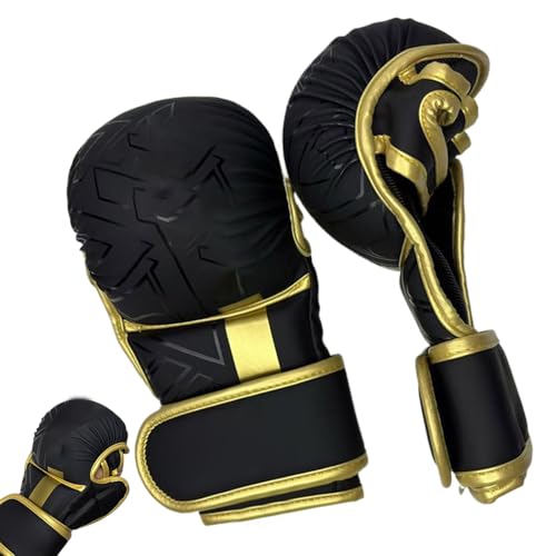Guantes de boxeo de sparring y equipo de entrenamiento para bolsas pesadas en interiores