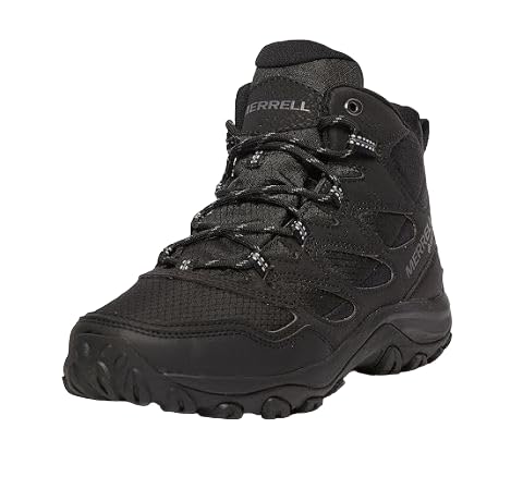 Merrell J500203 Mens Boots West Rim Sport Mid GTX Black/Black US Size 10