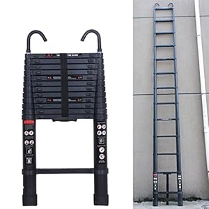 Rigogo Teleskopleiter 5m Alu Mehrzweckleiter