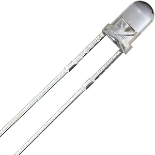 Kaito Denshi(海渡電子) LED 3mm 発光ダイオード 砲弾型 赤色 1500～2000mcd 50個入り