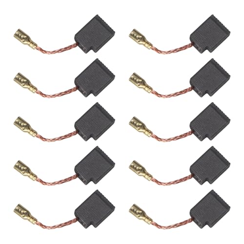 MeevrgR Paquete de 10 cepillos de carbono para amoladora D28110, D28112, D28402, DWE46151 - Piezas de mantenimiento del motor