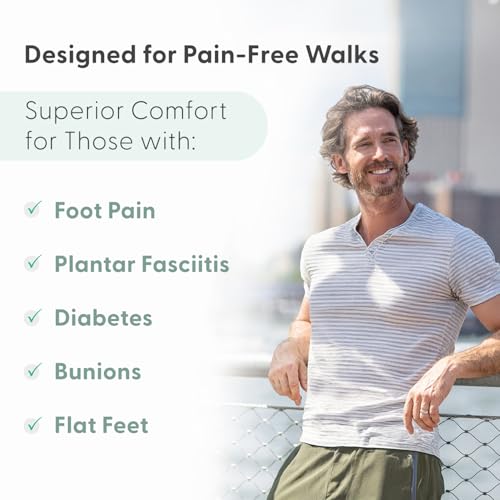 Orthofeet Men's Orthopedic Leather Sarasota Slide Sandals3