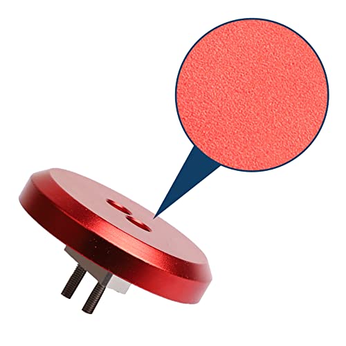 Xundong Corvette Jack Pucks Aluminum Lifting Puck Pad Compatible With Porsche Corvette C7 C6 C5 C8 Z06 1997-2023 (Pack Of 4) (Red) #TOP5