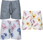 Ladies 3 Pack Character Lounge Shorts Pyjama Sleep Pj Night Short UK Sizes 10 to 24 New (#2-14/16)
