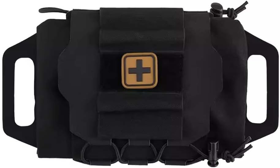 Molle Medical IFAK Pouch First Aid Kit Pack Two-Piece System Medical Roll and Carrier Supply Holder
