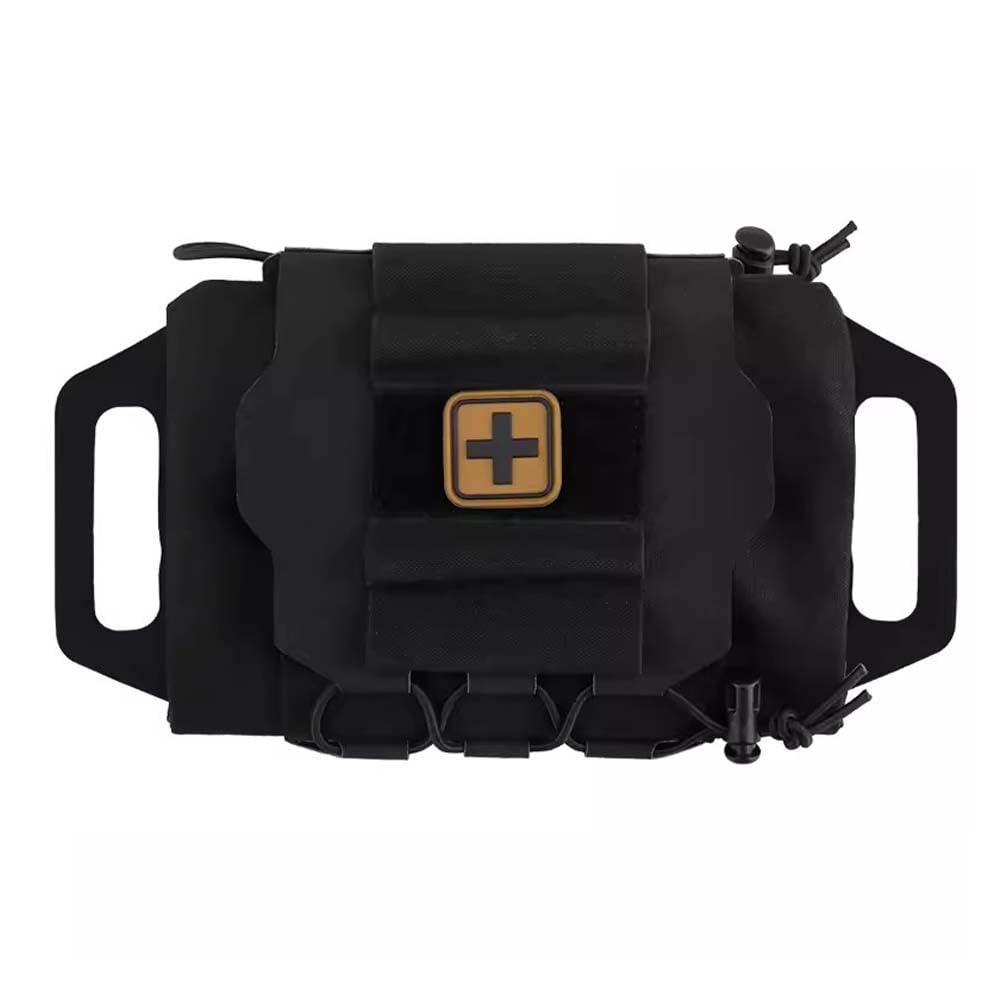 Molle Medical IFAK Pouch First Aid Kit Pack Two-Piece System Medical Roll and Carrier Supply Holder
