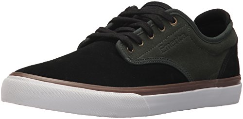 Emerica Wino G6 Black Chaussures de Skateboard pour Homme Noir/Noir - Noir - Noir/Vert, 43 EU
