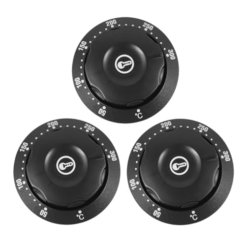 Levemolo 3 piezas Protector Perillas Control Termostato Cubre para Estufa Horno Calentador Agua Freidora Fácil Instalación Resistente