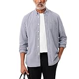 Per essere aggiornato Lacoste Camicia da uomo, Bianco/Marino, XL