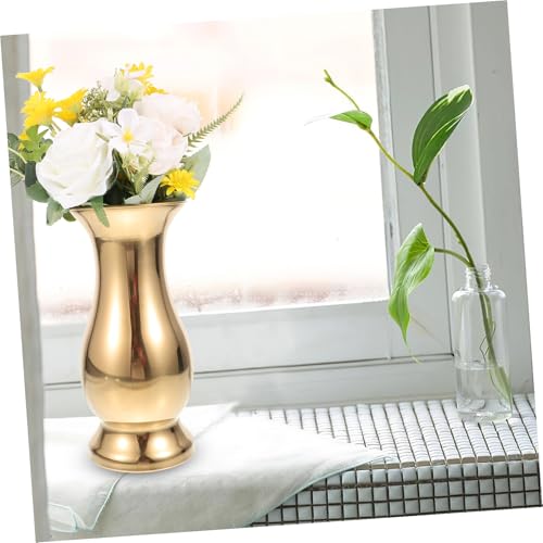 Vase à composition en acier inoxydable or 700ml pour centre de table - 7