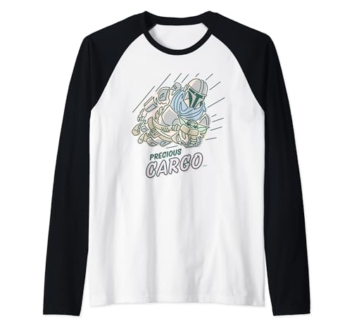 T-shirt Baseball Raglan Star Wars The Mandalorian et Grogu pour Fan de la Saga