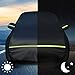 Custom Fit for Volkswagen Beetle Bug 2-Door 1960-1980 Sedan Car Cover Waterproof Heavy Duty All-Weather Protection with Door Zipper & Storage Bag