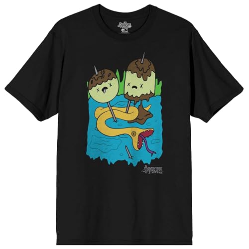 Adventure Time Princess Bubblegum's Rock T-Shirt Men's Black Short Sleeve Tee