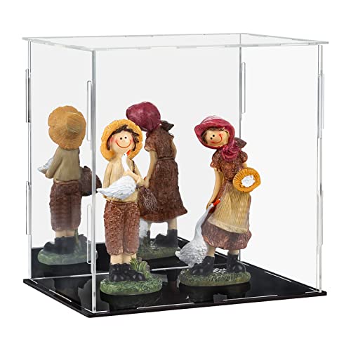 Display Case 7.8x5.9x7.8inch,20x15x20cm for Collectibles Assemble Clear Acrylic Box Alternative Glass Case for Display Action Figures Home Storage Organizing Toys by ECOSEAO - Used condition - Image 2