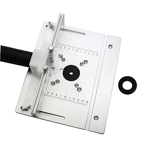 Plaque défonceuse aluminium table menuiserie guide ajustable accessoire bricola