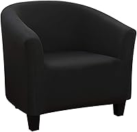 Vista 28 de SearchI Funda Elástica para Silla de Club, Fundas Extensibles para Silla Tipo Barril, Fundas Impresas para Silla Tub, Fundas de Spandex para Sillón
