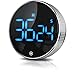 Produktbild CSL - Küchentimer Eieruhr digital magnetisch  großes LED Display  Kurzzeitimer  Countdown und Countup  Küchenuhr mit Restzeitanzeige  Alarmton einstellbar 70/85 db(A)  Silber