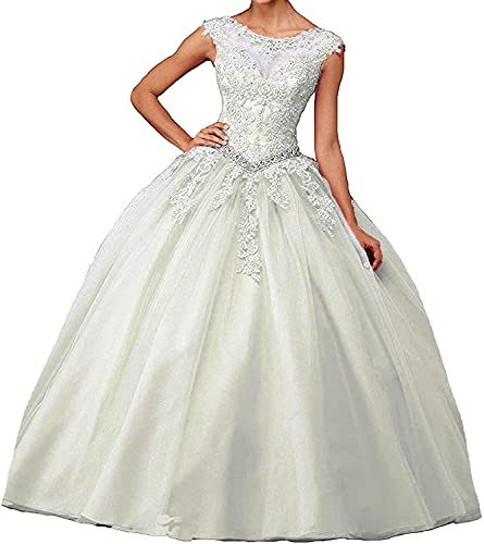 Image of QXMYOO Ball Gown Quinceanera Dresses Sweet 16 Prom Party Princess Dress for Teens