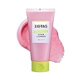 ZIGTAG 4-in-1 Konjac Jelly Face Cleanser – Gentle Daily Exfoliating, Deep Cleansing, Pore Care & Makeup Removal | Berry Smoothie Texture with Raspberry & Vitamin B+C+E Complex | Dermatologist-Tested