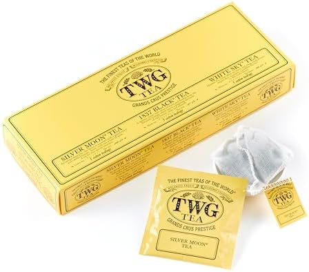 【TWG Tea】高級紅茶アソート ムーン&スカイティーセレクション 15個入|1837 Black Tea・シルバームーン・ホワイトスカイ 飲み比べ|個包装ティーバッグ|紅茶ギフト・贈答用・プレゼント