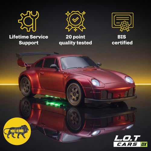 L.O.T TOYS Store L.O.T TOYS Flare RC Drifting Car 4x4, 20Kmph, Red - Image 7