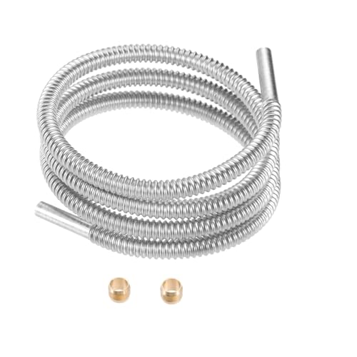MCAMPAS Pilot Tube 3/16" OD X 20" Copper Pipe Bendable Range Oven Pilot Burner with 2065643 Pilot Valve
