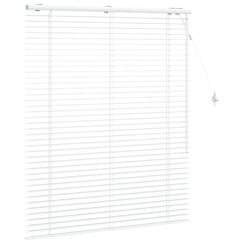 Persiana de madera 100 x 130 cm blanca para ventanas de salón y dormitorio 4