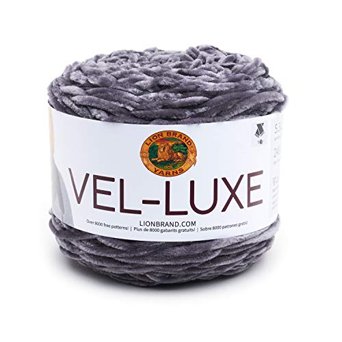 Lion Brand Yarn 536-150 Vel-Luxe Pelote de fils à tricoter Anthra...