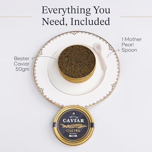 [Overnight Guaranteed] Siberian Sturgeon Caviar 1.75oz-(50g) - Classical Sturgeon Malossol Black Roe - Thumbnail 3