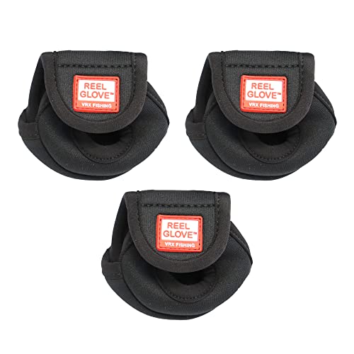 Rod Glove Authentic Casting Reel Cover (3 Pack) for Bass Fishing, Walleye Fishing Used by The Pros Like Gerald Swindle
