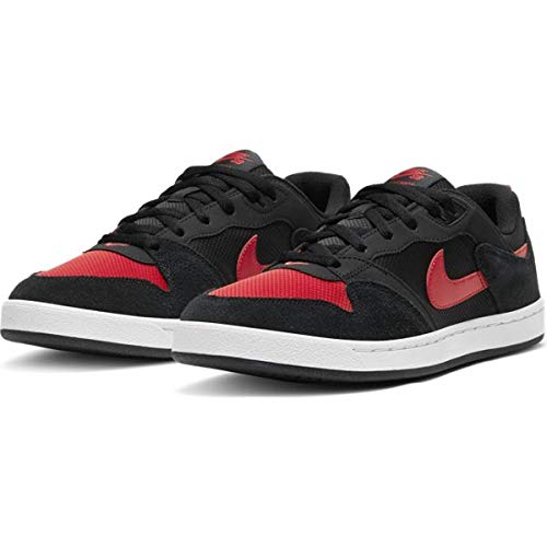 Nike SB Alleyoop Skate Shoes, Black/University Red-Black (Black/University Red-Black, US Footwear Size System, Adult, Men, Numeric, Medium, 11)