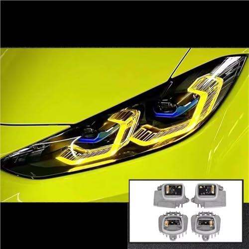 Módulo de control DRL amarillo para faros de Serie 3 G22 G23 G26 M3 M4 2