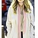 Long Thin Skinny Scarf Satin Neckerchief Ribbon Tie Waist Belt for Women (pink)