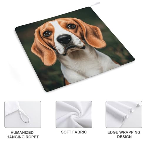 Serviettes de cuisine microfibre ultra absorbantes motif Beagle