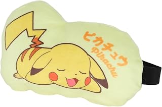 ポケモン もちもち アイマスク | ポケットモンスター トラベルグッズ 旅行用品 旅行グッズ 安眠 快眠 リラックス 睡眠用 目のケア (イエロー/ピカチュウ)
