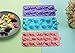 Webake Candy Molds Silicone Mermaid Tail Mold, Unicorn Chocolate Fondant Molds for Cupcake Decorations, Resin Crayon Including Mermaid Tail, Seahorse, Rainbow, Air Balloon, Pack of 3
