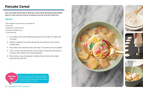 Image of The Unofficial TikTok Cookbook: 75 Internet-Breaking Recipes for Snacks, Drinks, Treats, and More! (Unofficial Cookbook Gift Series)