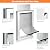 Ownpets Aluminum Dog Door, Pet Door for Interior and Exterior Doors, with Magnetic Flap and Lockable Sliding Panel, Heavy Duty Doggy Door for Small Dogs and Cats(Small)