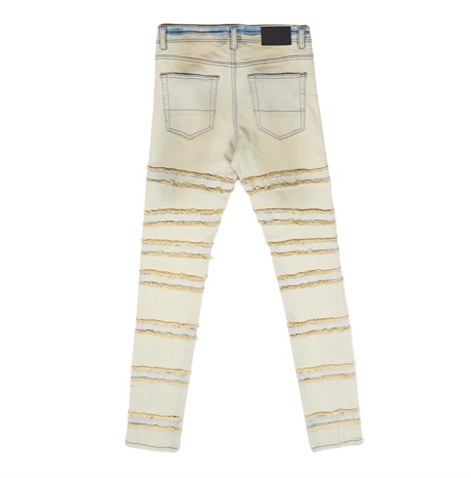 Men's Slim-Fit Jeans - Straight-Leg Pants with Zipper Closure - Casual Pants for Spring and Autumn2