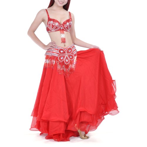 Hoerev Gonna in mussola di seta per danza del