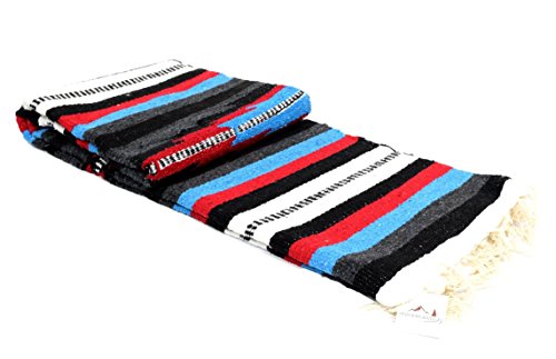 Open Road Goods Mexican Diamond Pattern Xl Bolster, Throw Or Yoga Blanket - Handmade Blanket #TOP1