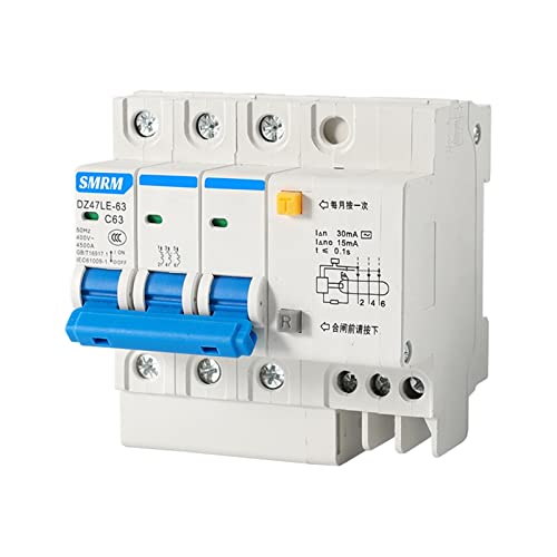 Disjoncteur triphasé 32A DZ47LE sécurise l'électricité de votre atelier et vos machines