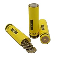 effektivo Papier Münzhülsen für 1 Euro Münzen Inhalt: 80 Stück