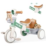 MONTAGE EN 1 MINUTE : Aucun outil nécessaire ! Le vélo pour tout-petits est livré dans un carton compact. Il suffit d'emboîter toutes les pièces. Les paniers avant et arrière se démontent facilement pour le nettoyage. La charge maximale du tricycle pour bébé est de 30 kg. Veillez à vérifier les recommandations concernant la longueur de l'entrejambe.
