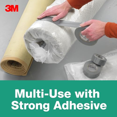 Image of 3M Duct Tape, 1.88 in x 60 yd, Multi-Use Tape With Strong Adhesive to Create a Secure Bond, Excellent Strength For Durability, Waterproof Backing For Longer Lasting Repairs, 1 Roll (2960-A)