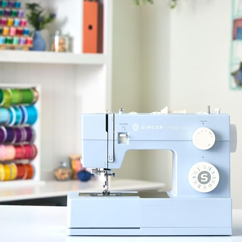 image for SINGER Heavy Duty 4423 Meltwater Blue High Speed Sewing Machine with A