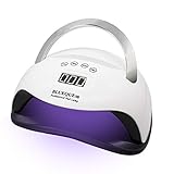 UV LED Nail Lamp 168W, ALINICE Faster Nail Dryer for Gel Polish with 4 Timer Setting Professional...