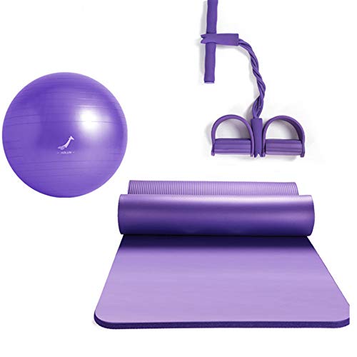 LMM Yoga Fitness Rally Equipment 3-Piece Set Women's Figure Exercise Equipment for Home Yoga Stretching Belt Safety And Environmental Protection